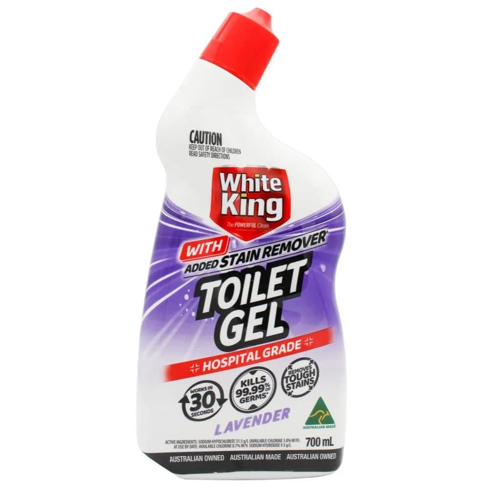 Toilet Gel Stain Remover Lavender - White King