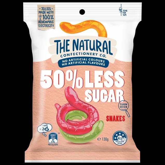  Snack 50% Less Sugar