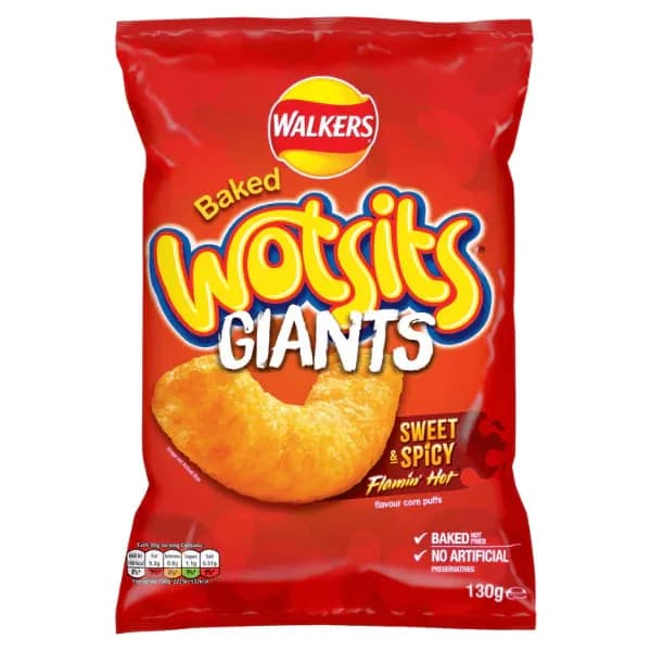 Baked Wotsits Giant Sweet & Spicy - Walkers