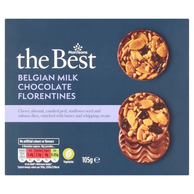 Belgian Milk Chocolate Florentines
