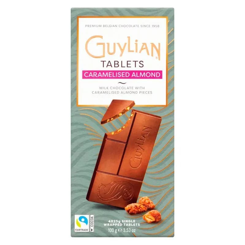 Milk Chocolate with Caramelised Almond Pieces