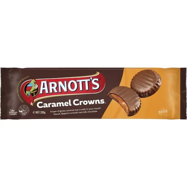 Caramel Crowns Biscuits