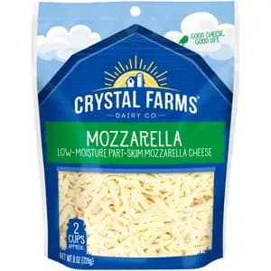 Shredded Mozzarella Cheese - Crystal Farms