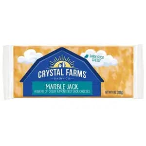 Marble Jack Cheese Bloc - Crystal Farms - Crystal Farms