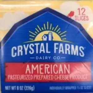 Crystal Farm American Cheese Slices  - Crystal Farms