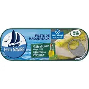 Mackerel Filets Olive & Provence Herbs - Petit Navire