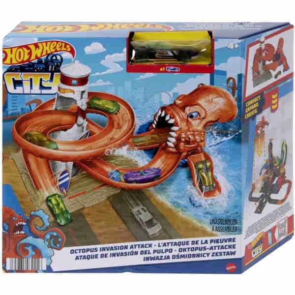Track Set City Octopus Invasion