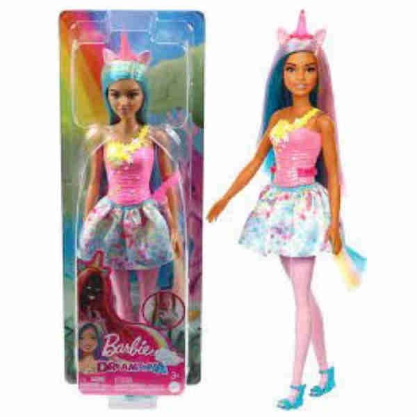 Dreamtopia Blue & Pink Hair Unicorn Doll
