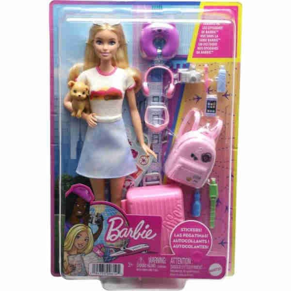 Doll & Travel Set with Puppy