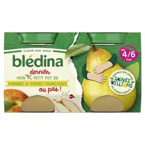 My First Little Pot of Apples and Pears No Added Sugar from 4/6 Months - Blédina
