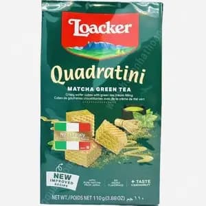 Quadratini Matcha Gree Tea - Loacker