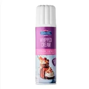 Whipped Spray Cream Sweetened In Can - Emborg