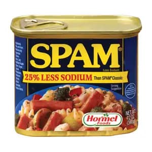 Spam 25% Less Sodium - Hormel