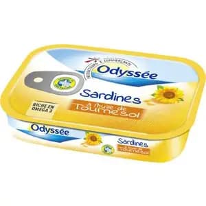 Sardines Fillet in Sunflower Oil - Odyssée