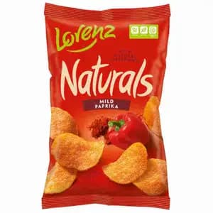 Naturals Potato Chips Mild Parprika - Lorenz
