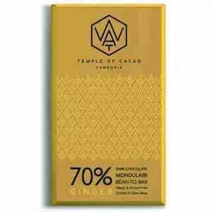 70% Ginger Dark Chocolate - Wat Chocolate