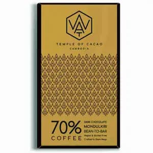 70% Coffee Dark Chocolate - Wat Chocolate