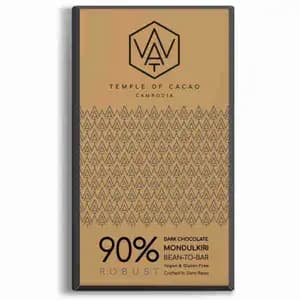 90% Robust Dark Chocolate - Wat Chocolate