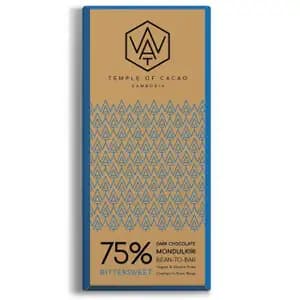 75% Bittersweet Dark Chocolate - Wat Chocolate