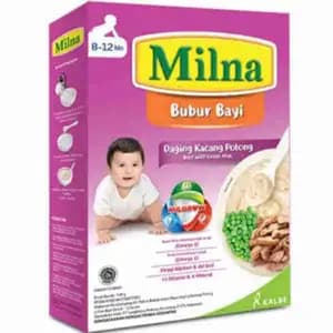 Baby Cereal Beef with Green Peas - Milna