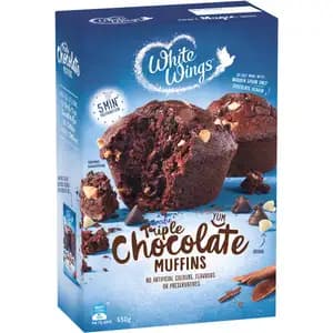 Triple Chocolate Muffins - White Wings - White Wings