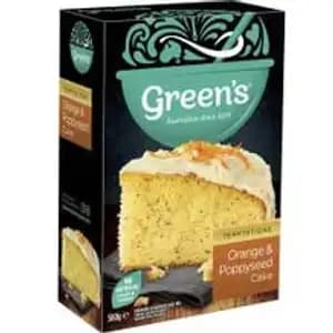 Orange & Poppyseed Cake - Green's - Green's