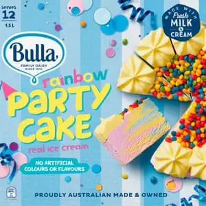 Rainbow Party Cake - Bulla - Bulla
