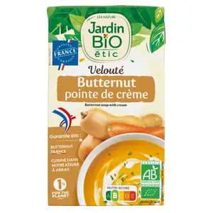 Organic Butternut Cream Soup - Jardin Bio