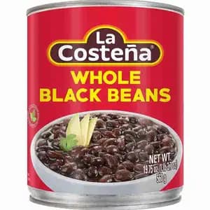 Whole Black Beans - La Costeña