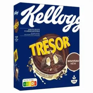 Trésor Cookies and Cream Cereal - Kellogg's