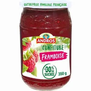 Raspberry Jam Less Sugar 30% - Andros