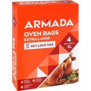 Oven Bag Extra Large & Key Lock Ties - Armada