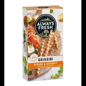 Grissini Sesame & Sea Salt Italian Bread Sticks - Always Fresh