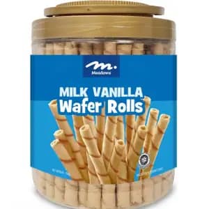 Wafer Rolls Milk Vanilla Flavour - Meadows