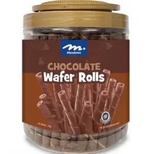 Wafer Rolls Chocolate Flavour - Meadows