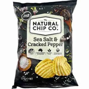 Sea Salt & Cracked Pepper - The Natural Chip Co