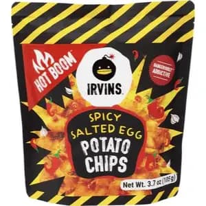 Spicy Salted Egg Potato Chips - Irvins