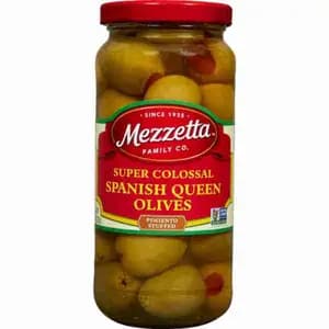 Super Colossal Spanish Queen Olives Pimento Stuffed - Mezzetta
