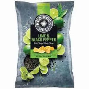 Deli Style Potato Chips Lime & Black Pepper - Red Rock Deli