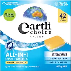 All-In-1 Dish Tablets Lemnon Fragrance - Earth Choice