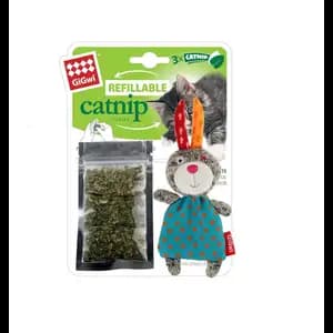 Refillable Catnip Multicolor Rabbit - Gigwi
