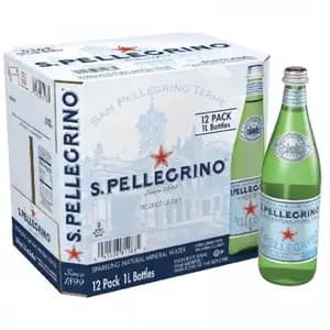 Sparkling Water Glass Bottle 1L - San Pellegrino