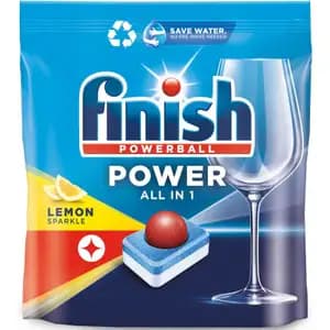 Powerball Power All in 1 Lemon Dishwasher Tabs - Finish