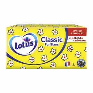 Yellow Classic Pure White - Lotus Tissue
