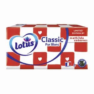 Red Classic Pure White - Lotus Tissue