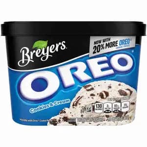 Cookie & Cream Ice Cream - Breyers