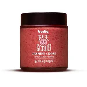 Body Rice Scrub - Gentle Jasmine & Rose - Bodia