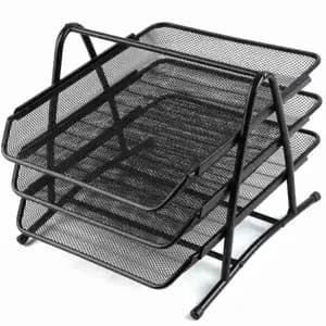 Black Metallic File Holder - Comix