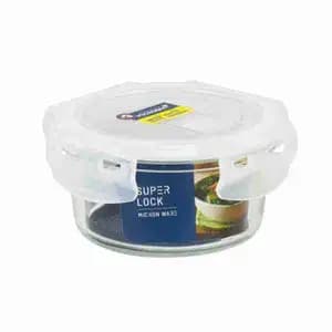 Round Glass Container - Super Lock