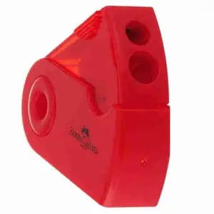 Red Double Hole Sharpener - Faber-Castell